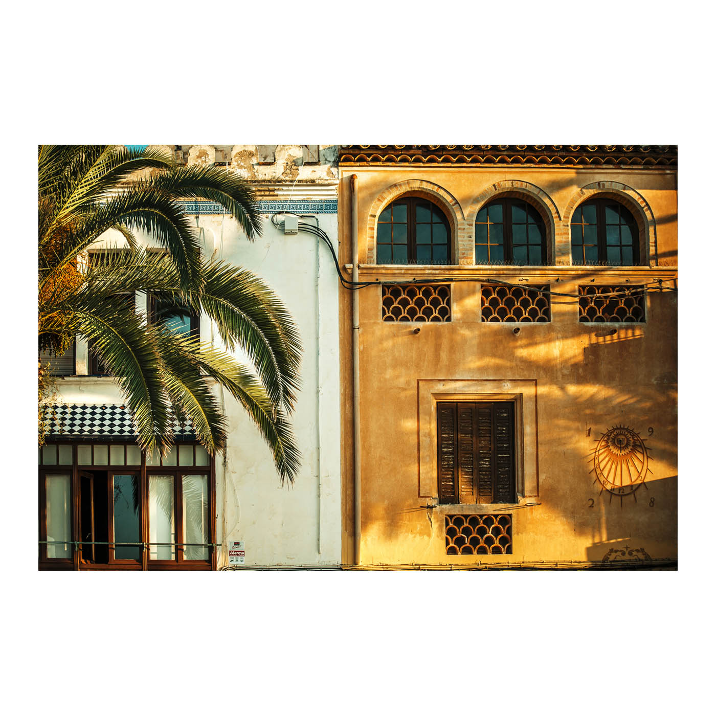 Reloj de Sol en Sitges