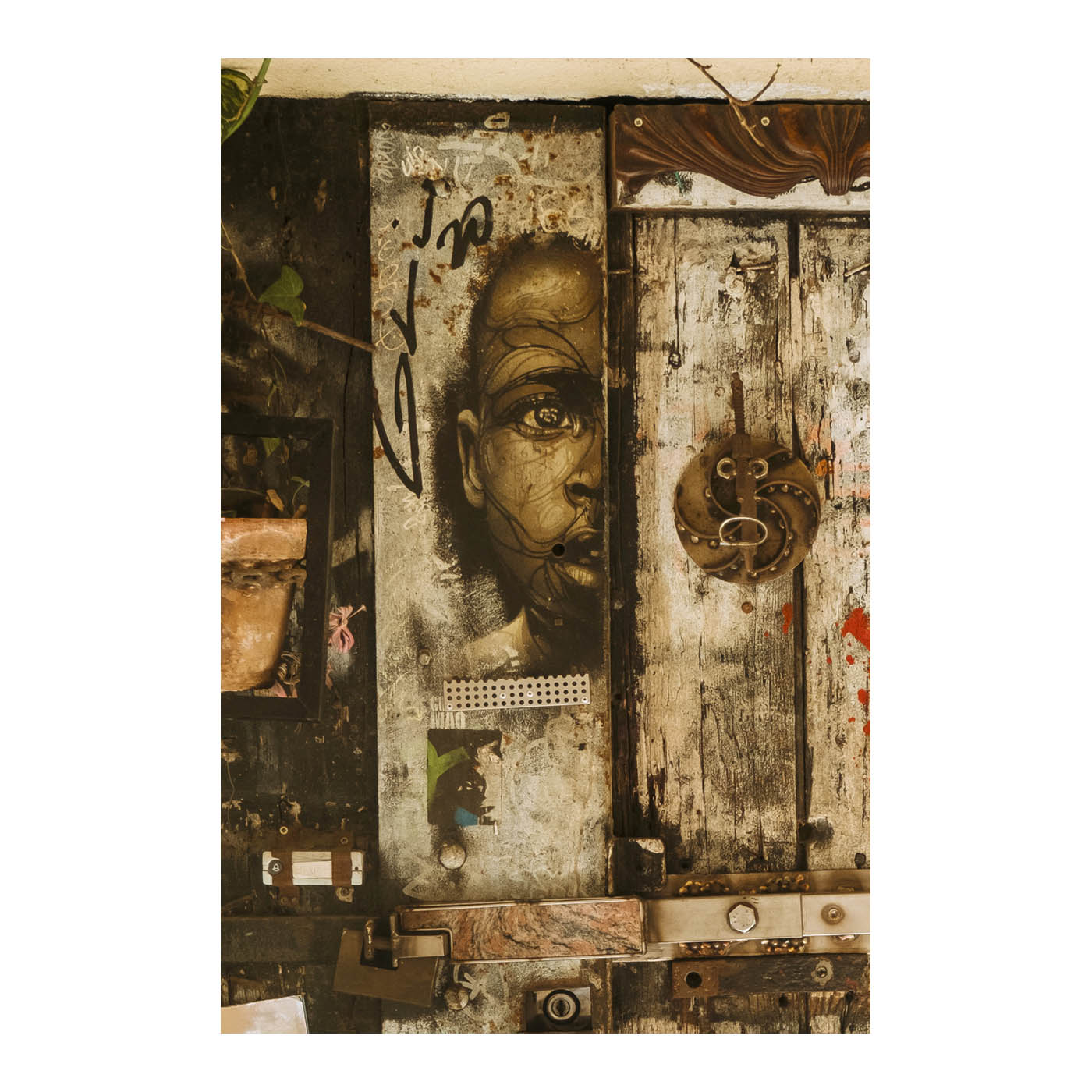 Arte mural en Barcelona, cartel