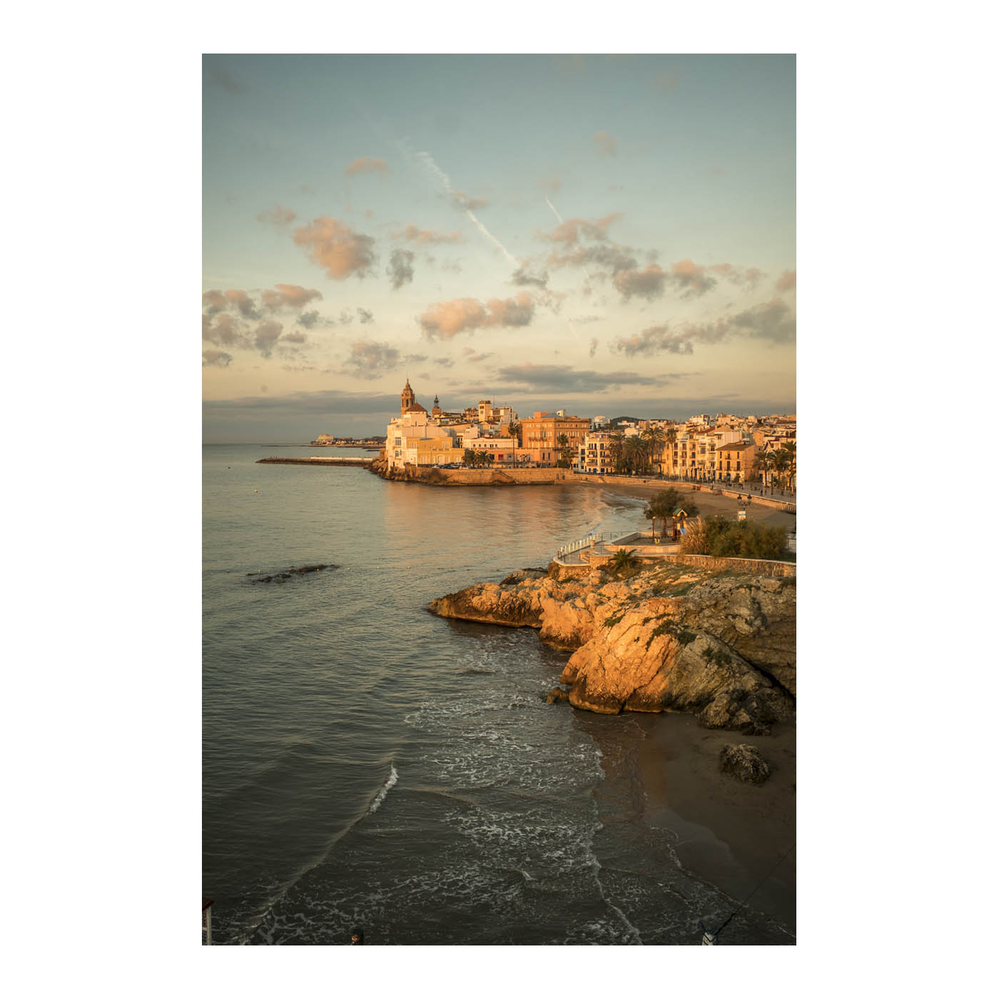 Foto de Playa de san sebastián Sitges
