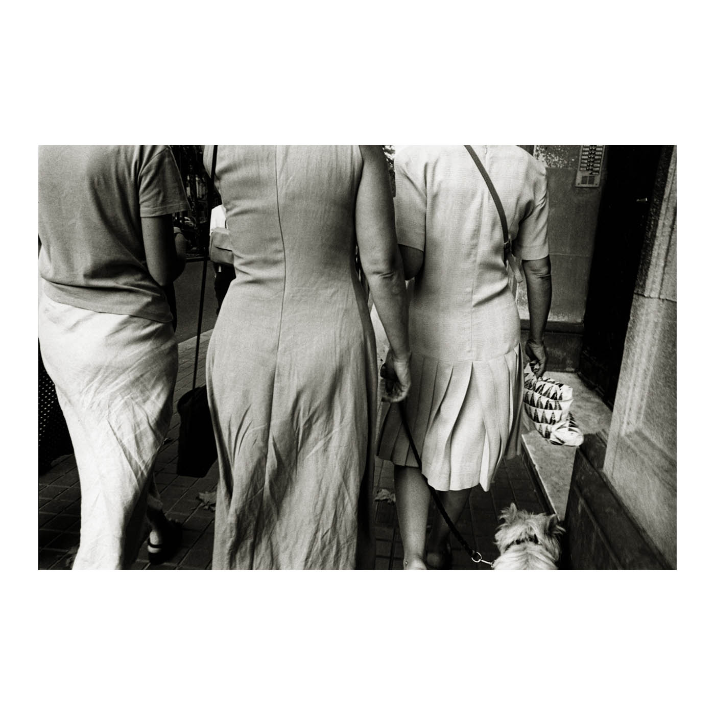 Mujeres de Barcelona, fotografía en blanco y negro